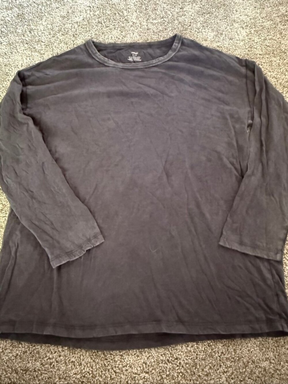 Aerie Dark Gray Long Sleeve Top Size S